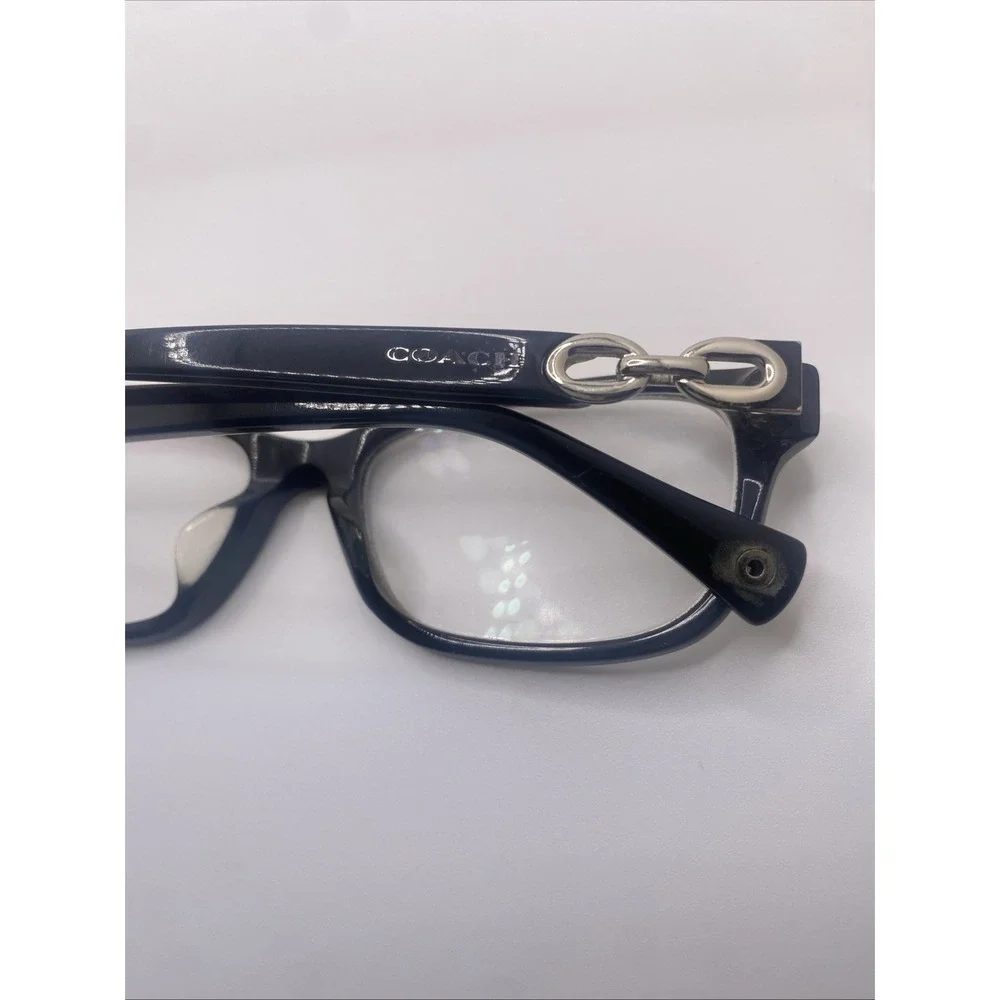 Coach Eyeglasses FRAMES ONLY HC 6052F Fannie 54-16-140 Black White 408